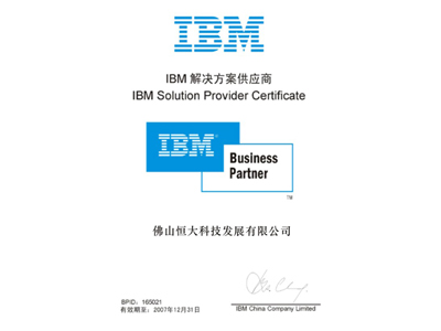 IBM解决方案供应商